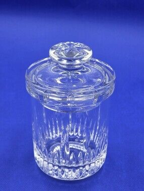 Marquis by Waterford Crystal Claria Lidded Storage Jar / Vanity Canister 7"